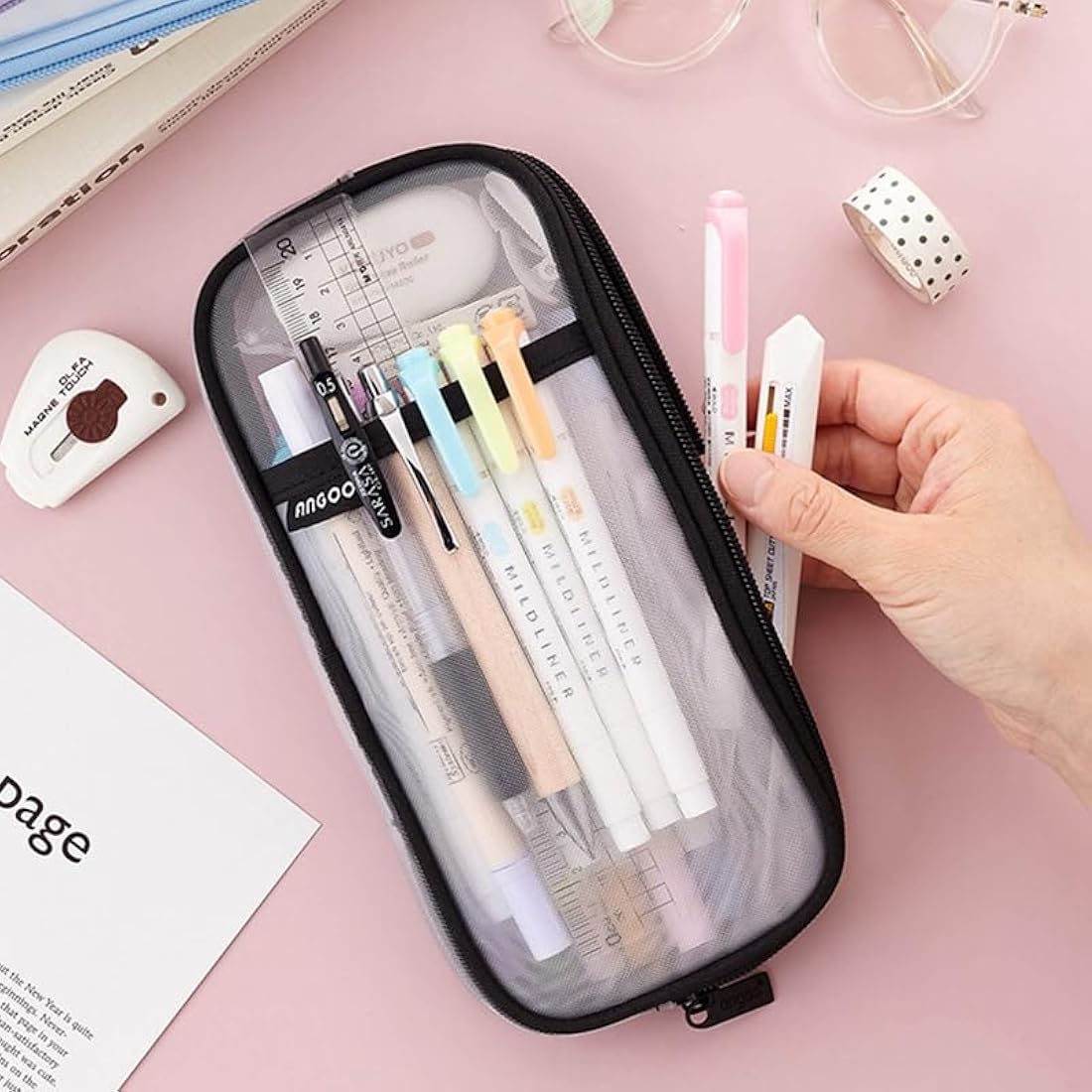 Transparent Pencil Pouch