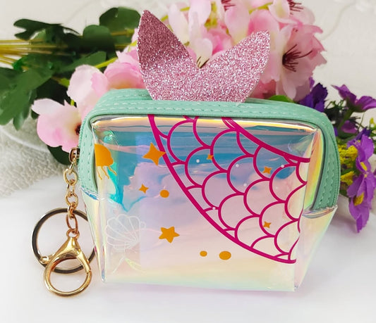 Mermaid Holgraphic Coin Pouch