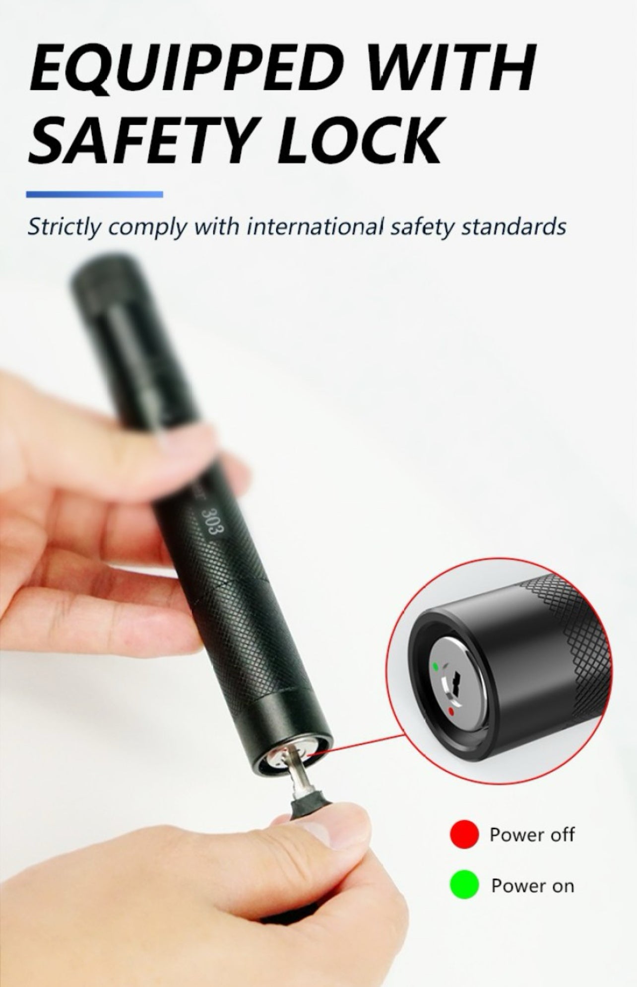 Green Laser Pointer Adjustable Focus Laser Light with Star Head