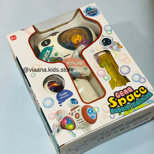Space Bubble Blower - Cute Summer Toy for Kids