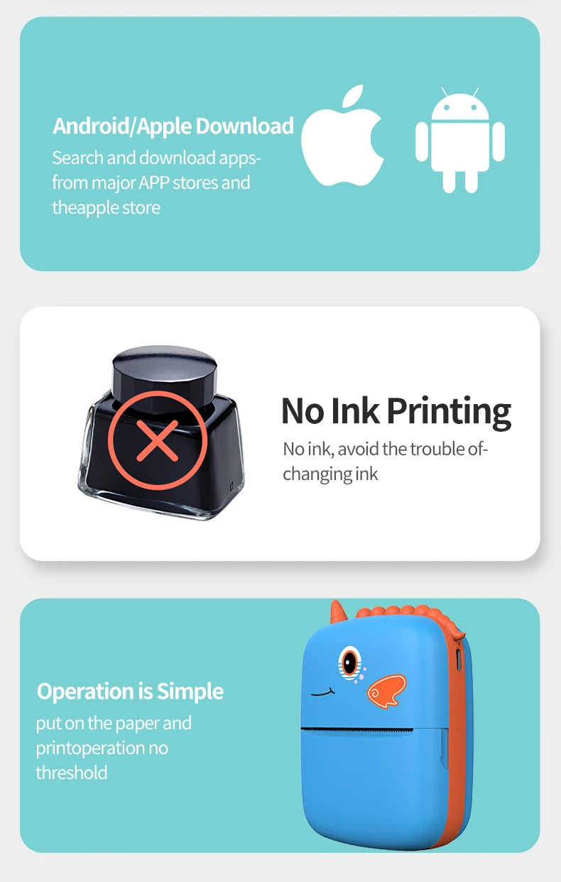 Instant Mini Printer - Fun, Learn and Make Memories 🖨️