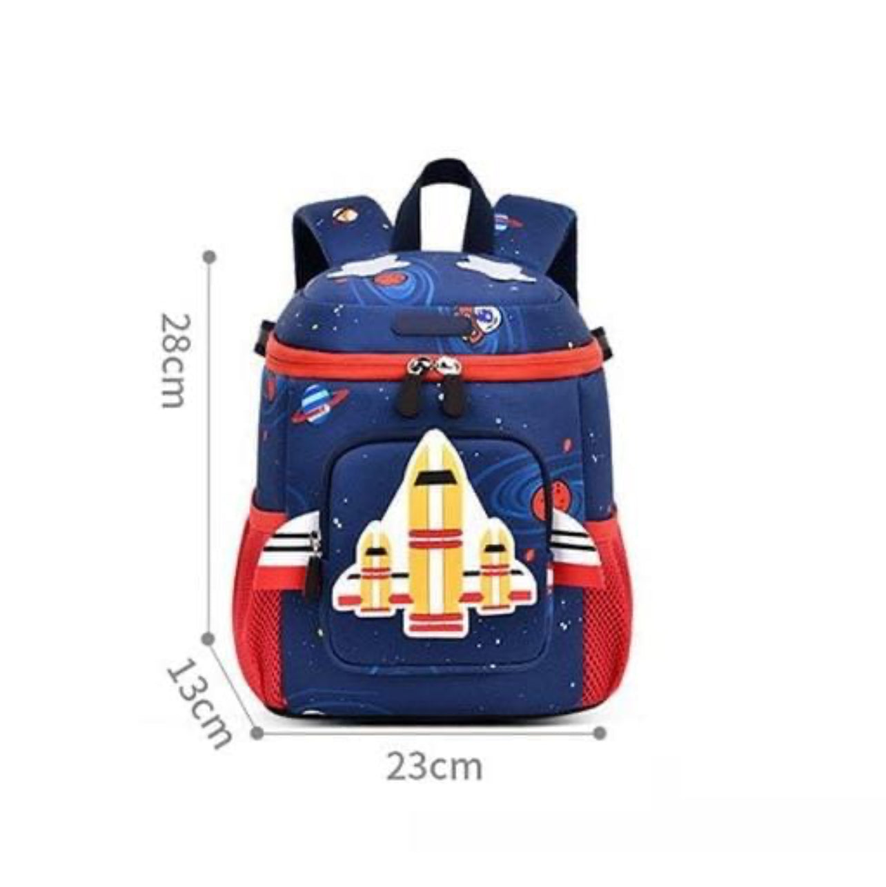 3D Rocket Design Backpack for Kindergarten Kids