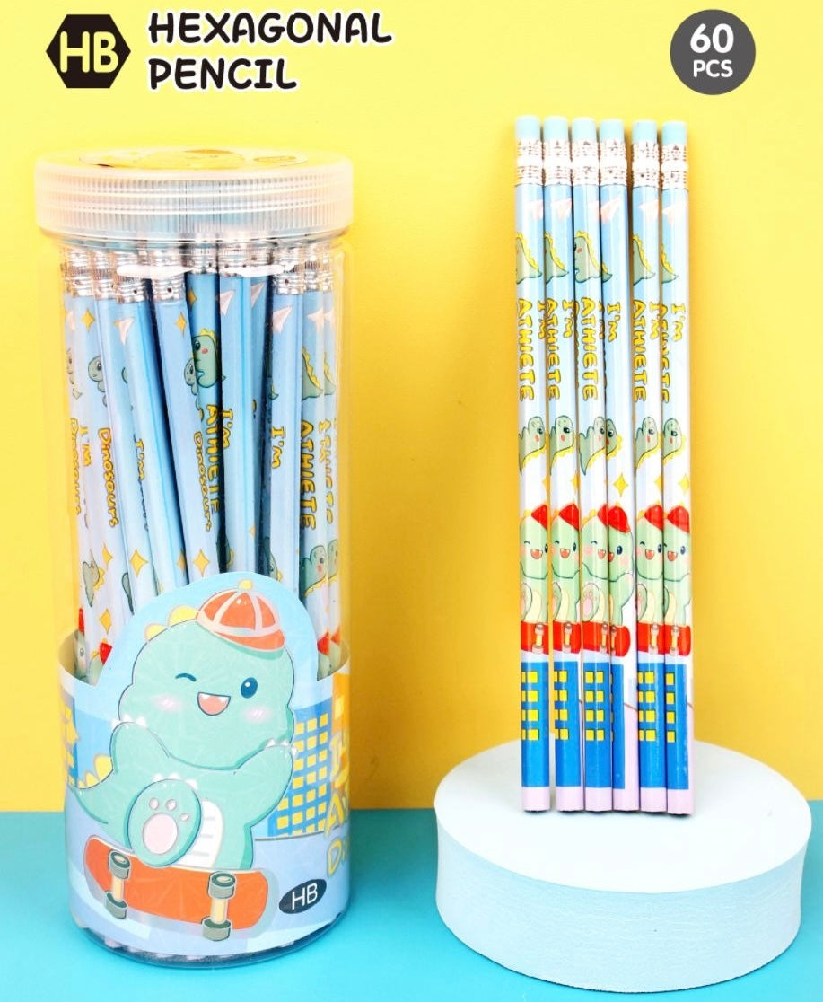 Big Barrel - 60pcs Cute Pencils