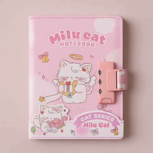 Cat Series - Premium Diary with Passcode