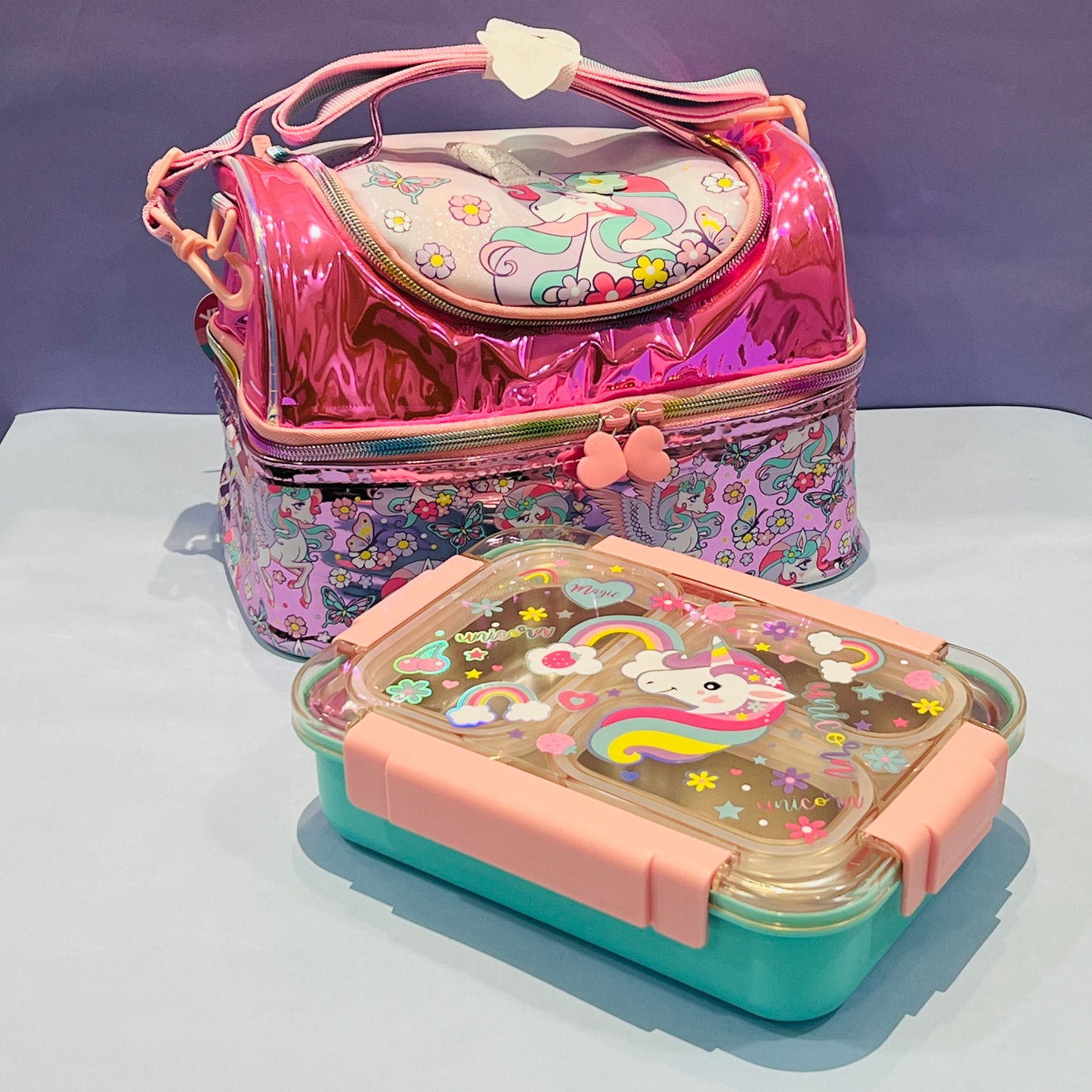 Vest Lunch Combo | Double Decker Lunchbag with Spill Free Lunchbox