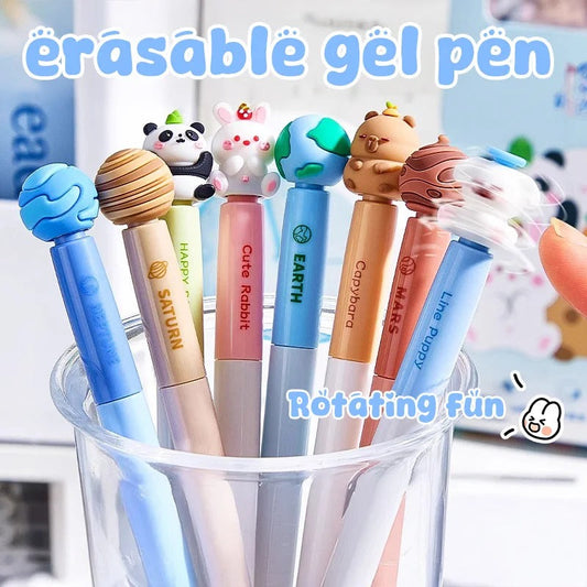 4Pcs Erasable Gel Ink Pen Rotatable | 0.5mm