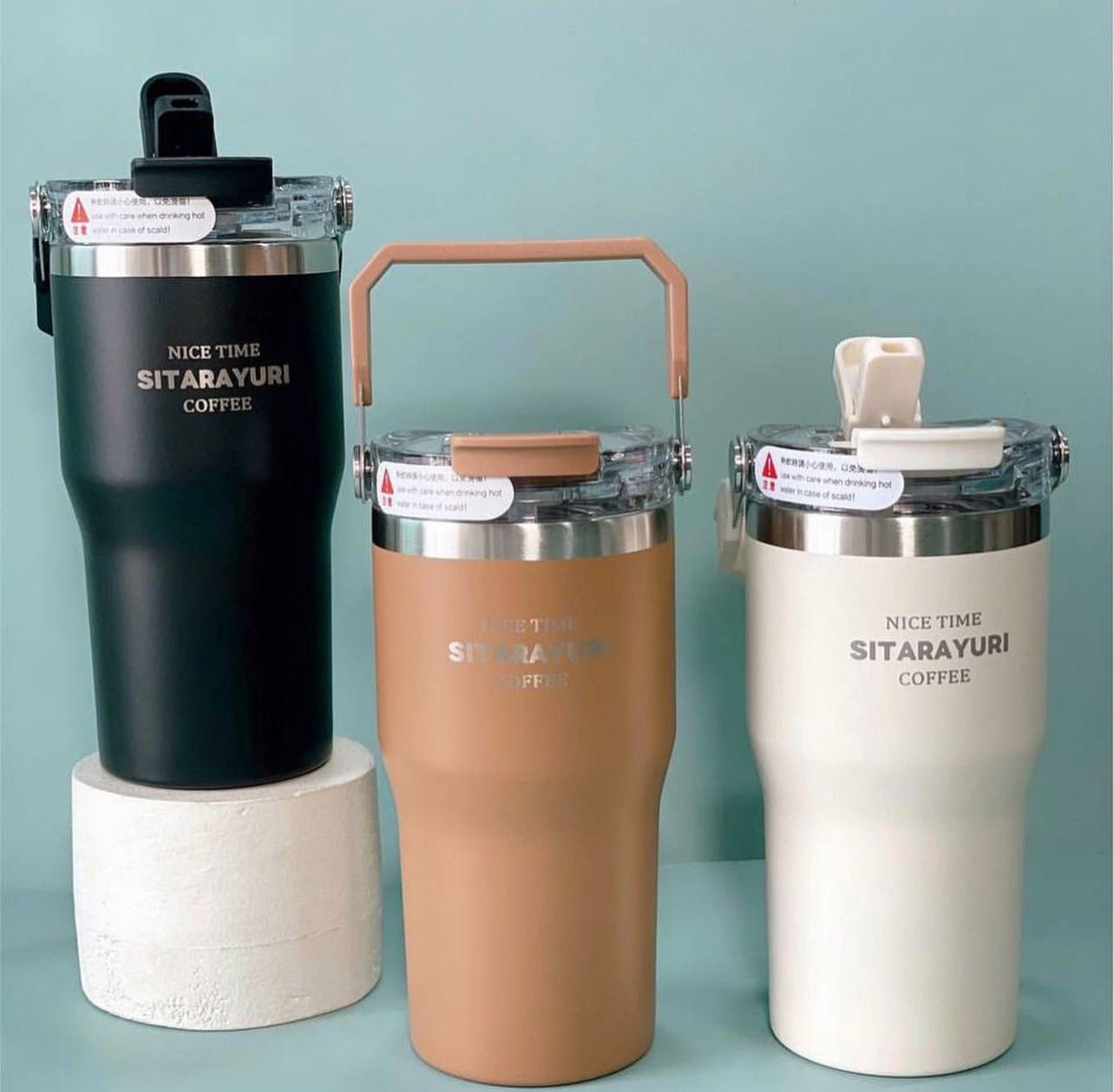 Sitarayuri Flip Straw - Spill Free | 600ml