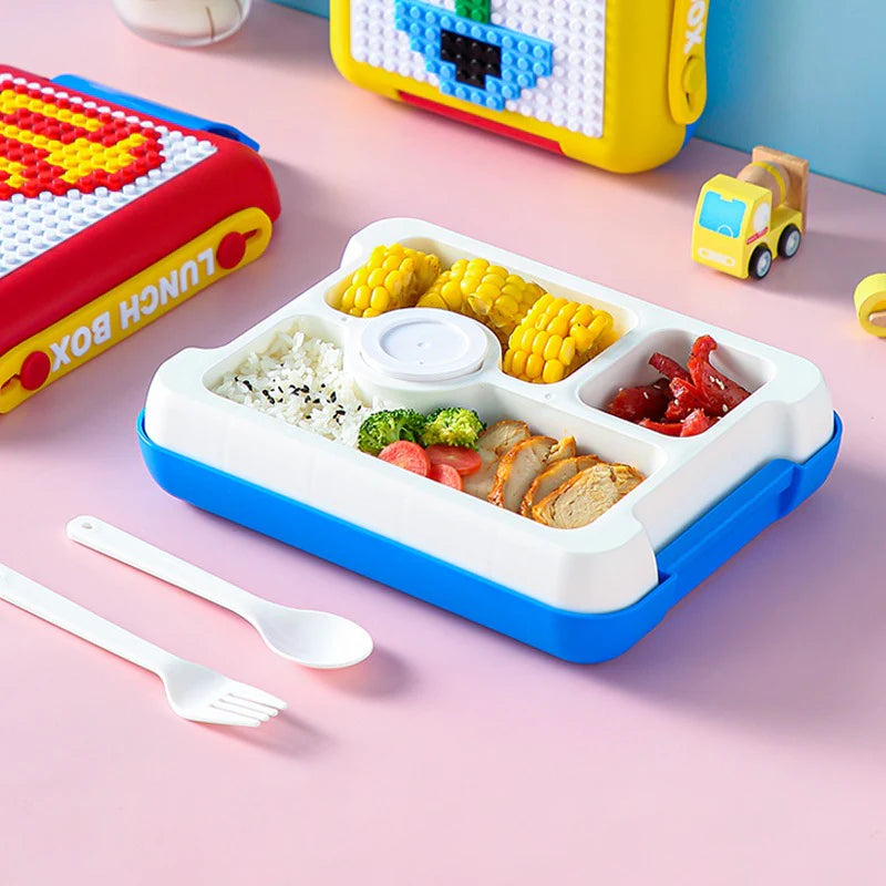 DIY Blocks - 800ml BPA Free Leak-Proof Lunch Box