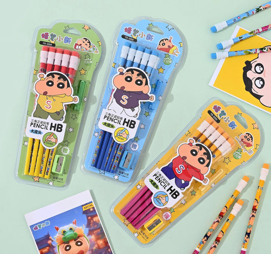 Shinchan Pencil Set - 12pcs
