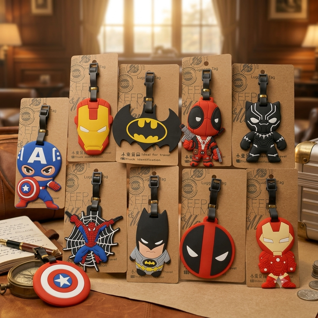 Superheroes - Luggage Tag