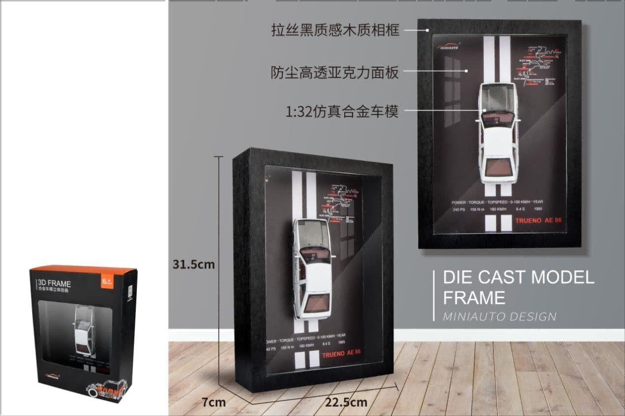 3D Sports Car Frames - 1:32 Model Poster