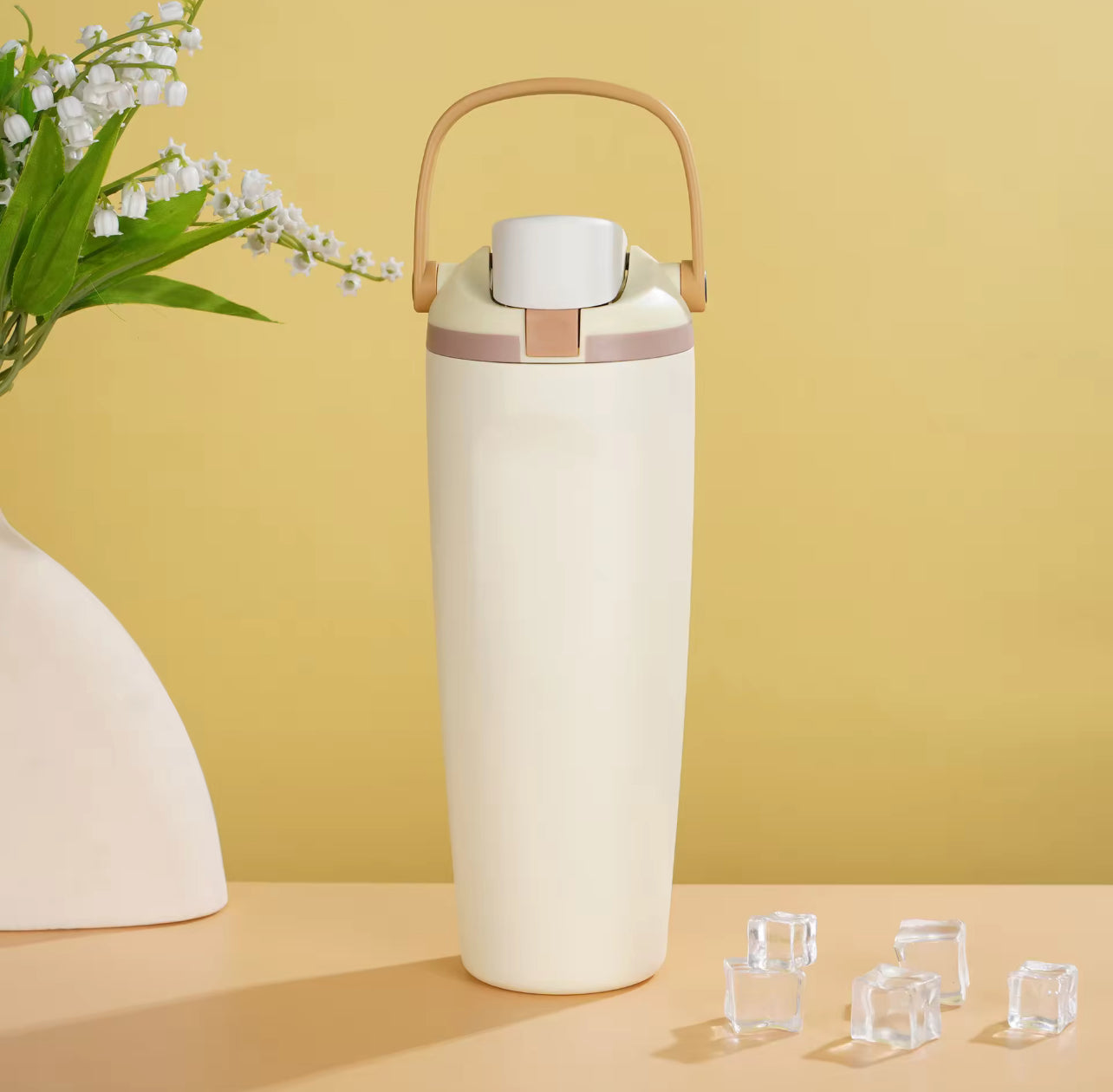 Dual-Drinking Water Bottle - 30oz