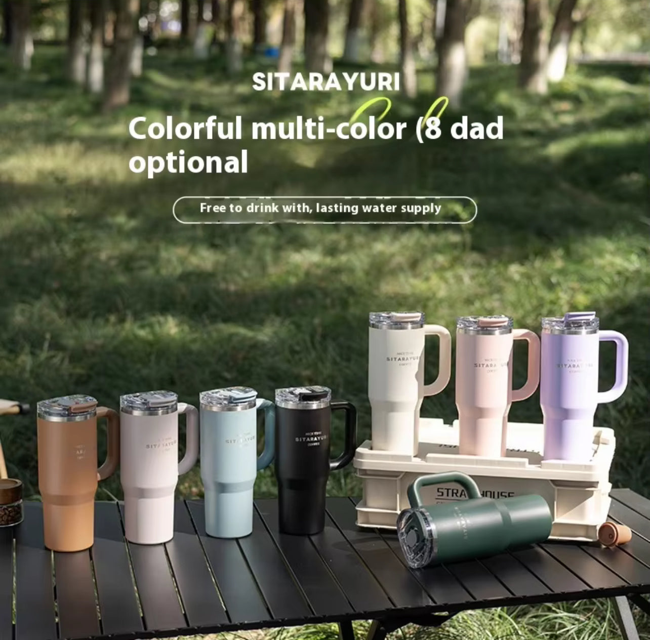 Sitarayuri Quencher Tumbler - Premium - Spill Free | 900ml