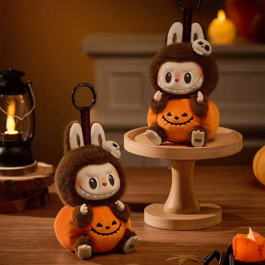 Happy Halloween Party Series - Sitting Pumpkin Labubu
