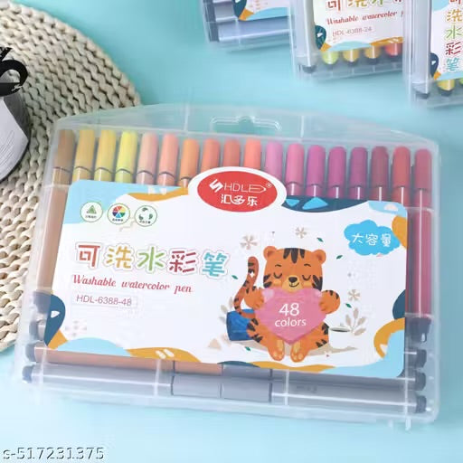 48pcs Washable Watercolour Pens