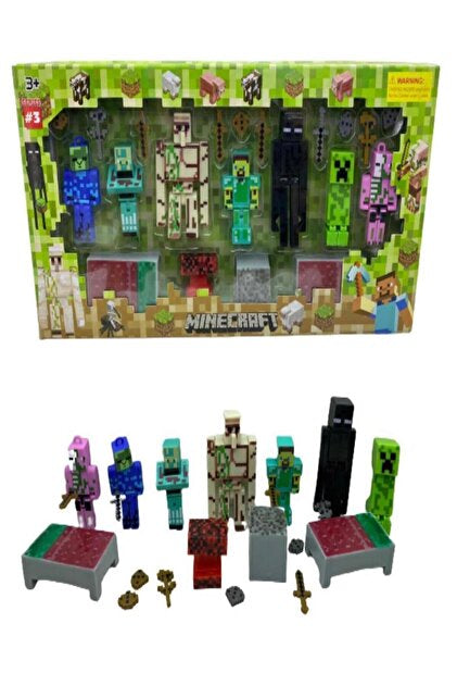 Minecraft - Creepers Collection | 7pcs Figures with Accessories