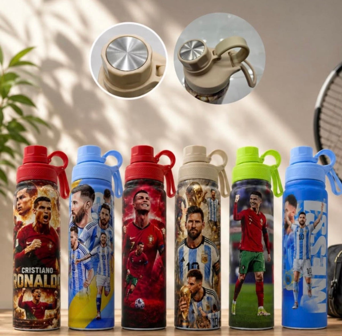 Ronaldo - Messi Football Premium Bottle | 800ml