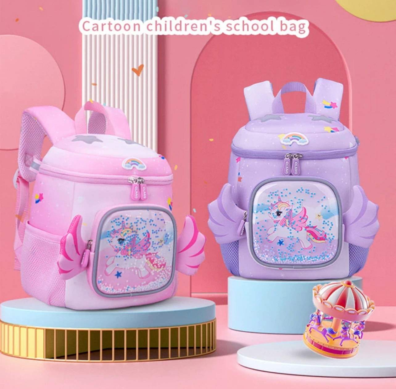 13β Unicorn Wings Luxury Backpack