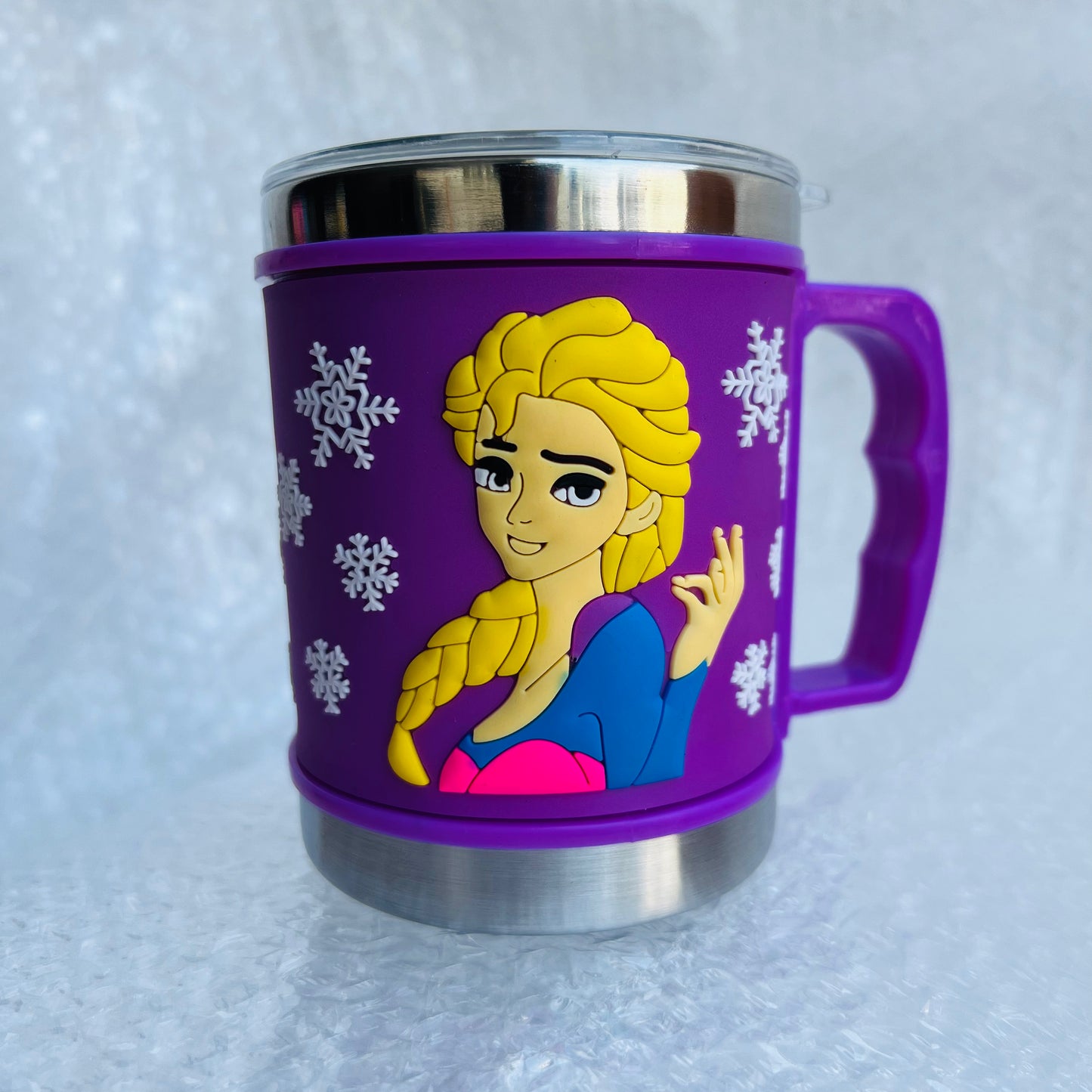 Stainless Steel Mugs with Silicone Embossed