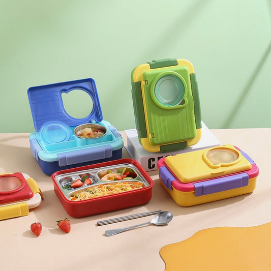6 Compartments Cherry Berry Lunchbox (For Kids/Teenagers)