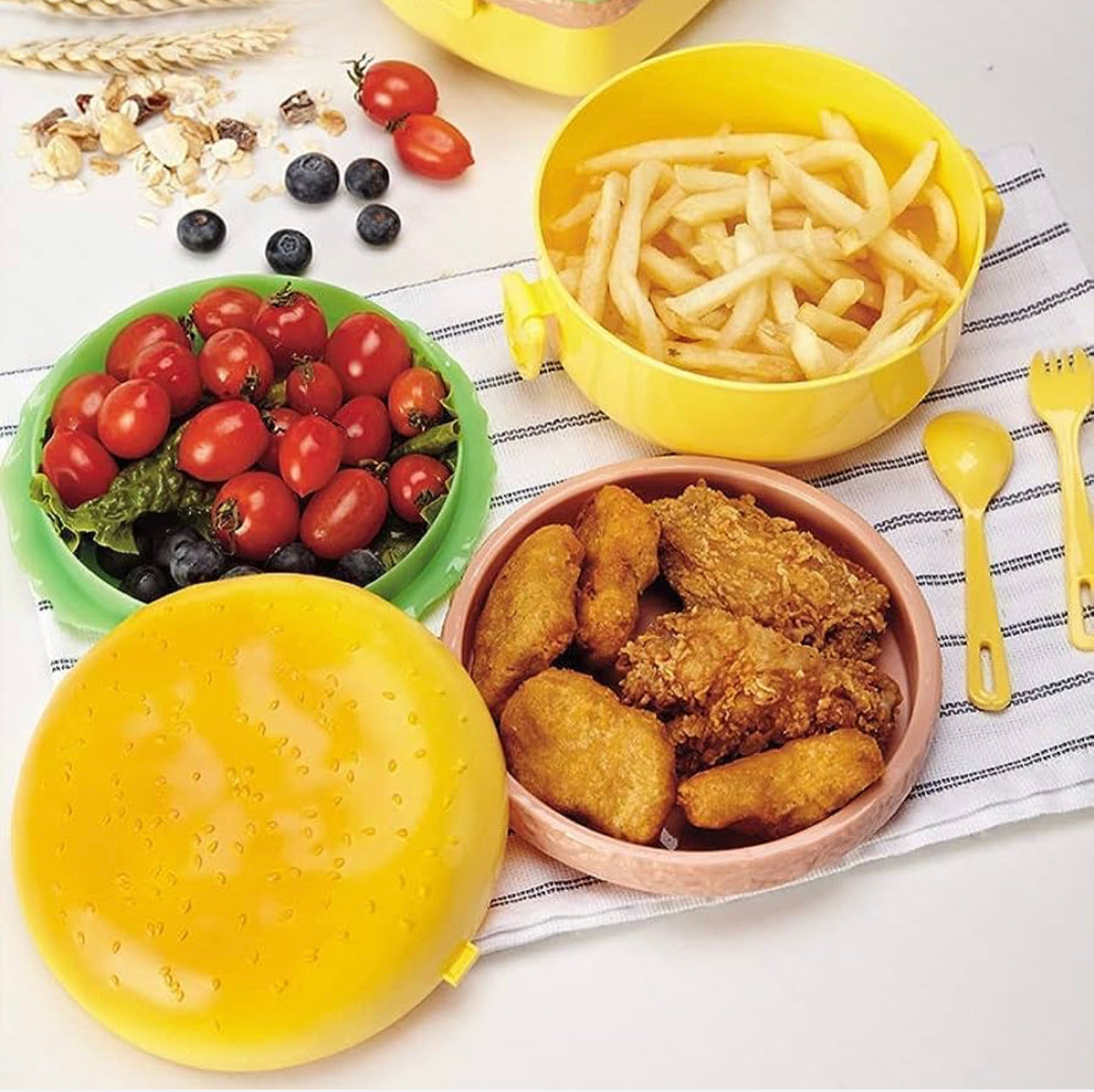 Hamburger Snackbox - Toddler’s Favourite 🍔