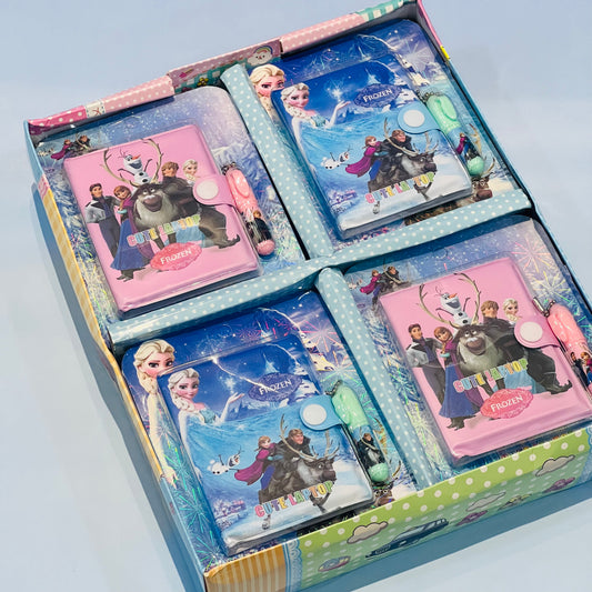 Cute Printed Mini Pocket Diary with Small Pen for Kids (Unicorn/Spider-Man)