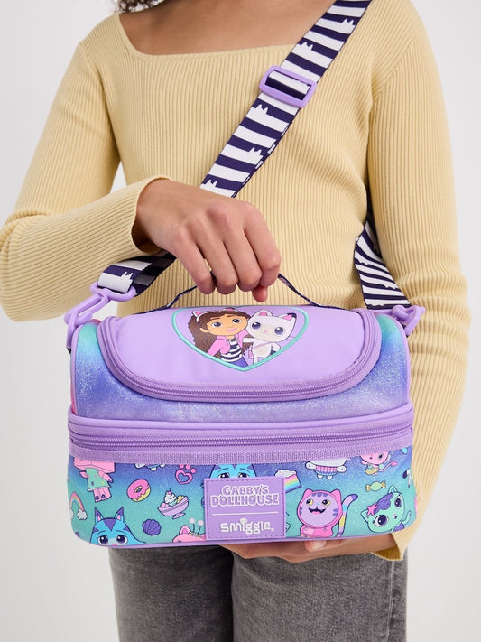 Smiggle - Gabby’s Dollhouse Double Decker Lunch Bag