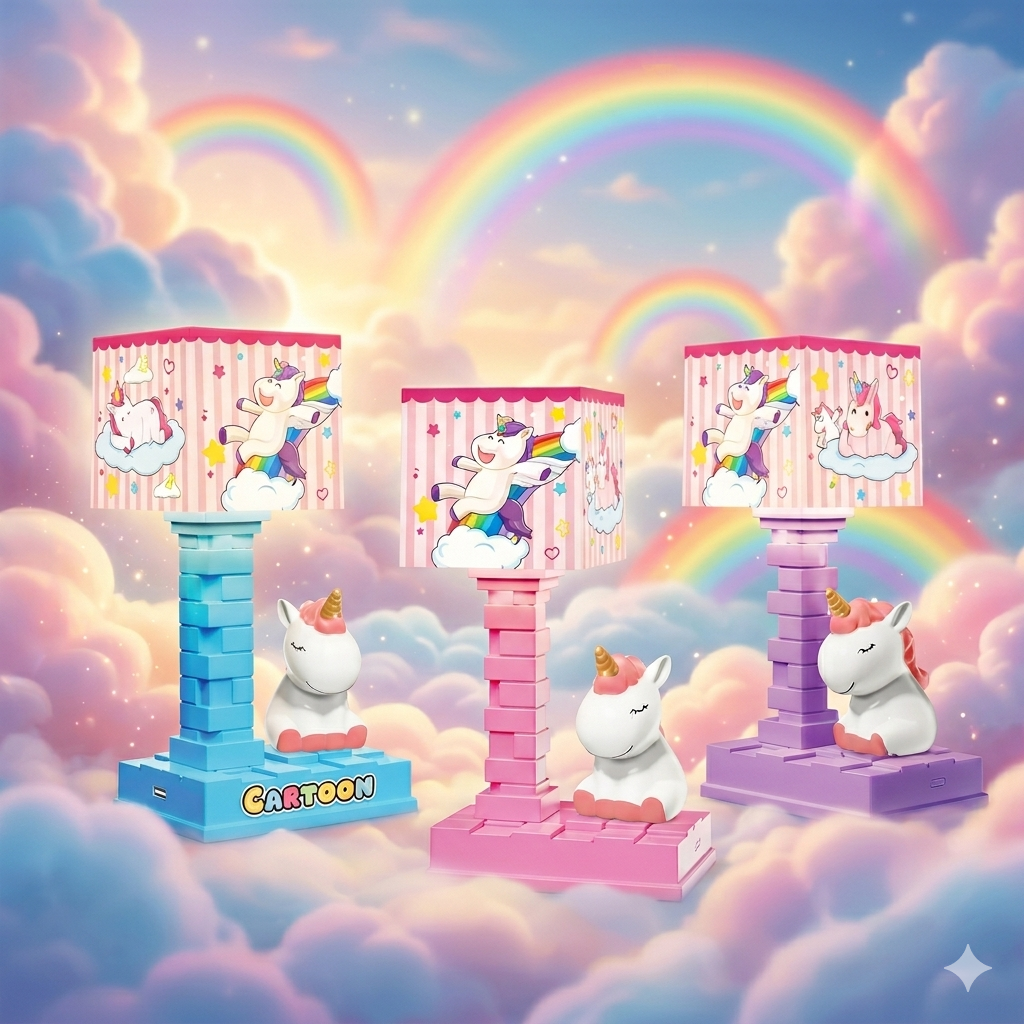 Unicorn Table Lamp - 1pcs