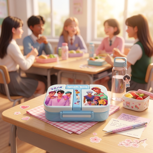 K-Pop - 3 Grid Lunchbox | 600ml | Spill Free