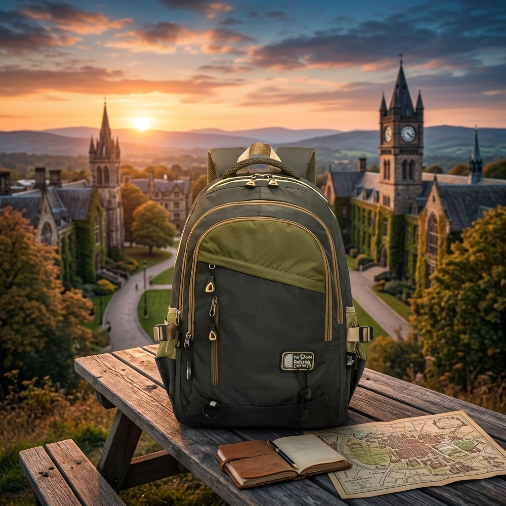 Peilijia - 18" Multi-Compartment Ergonomic Big Backpack