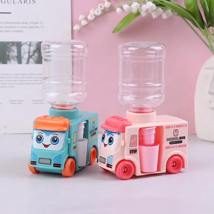 Mini Bus Water Tank/Dispenser with Playing Clay