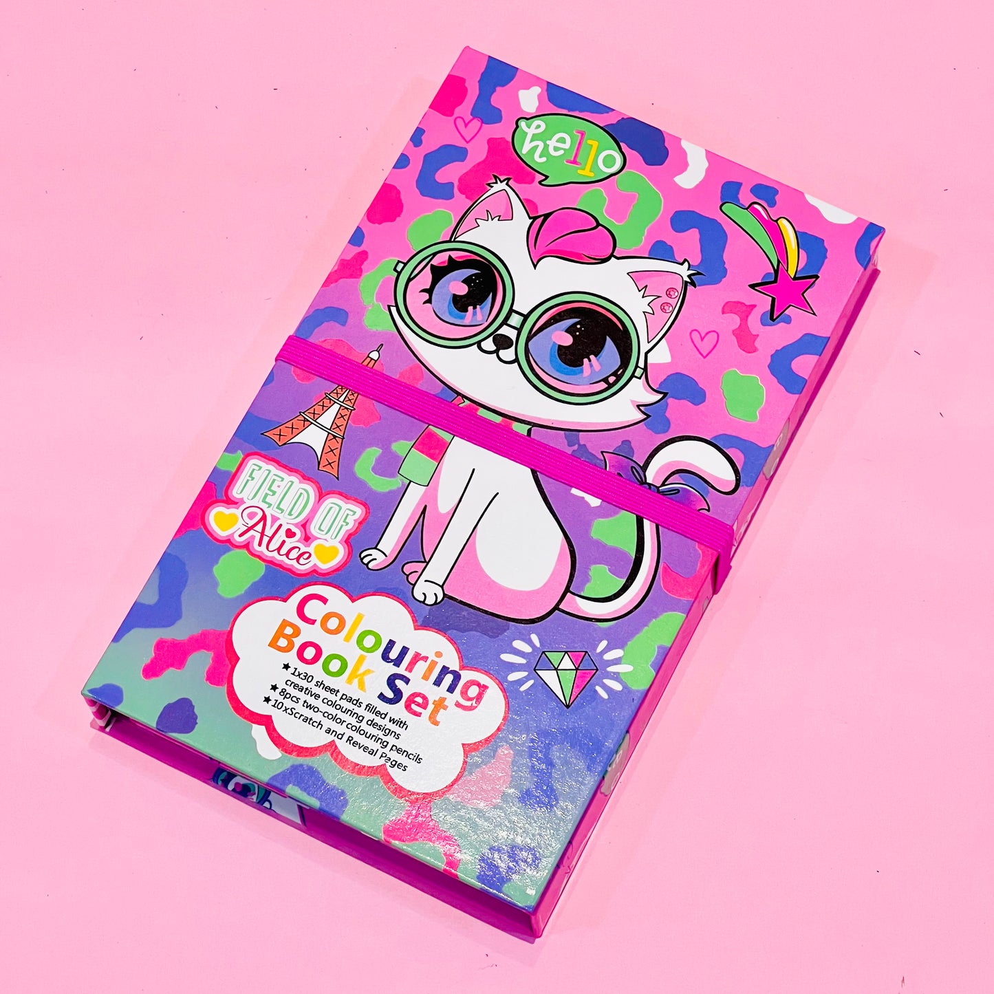 Scratch/Coloring Book Set