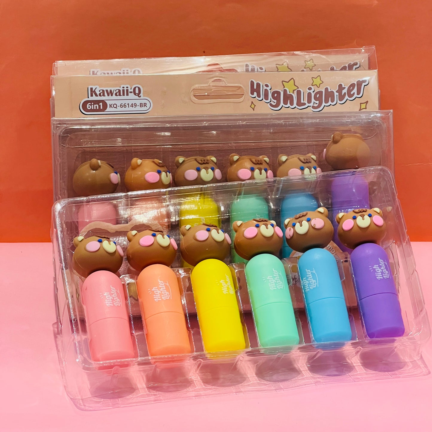6 in 1 Highlighter/Marker Pens