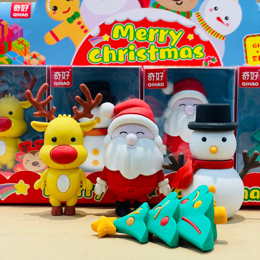 Christmas - 3D Big Erasers
