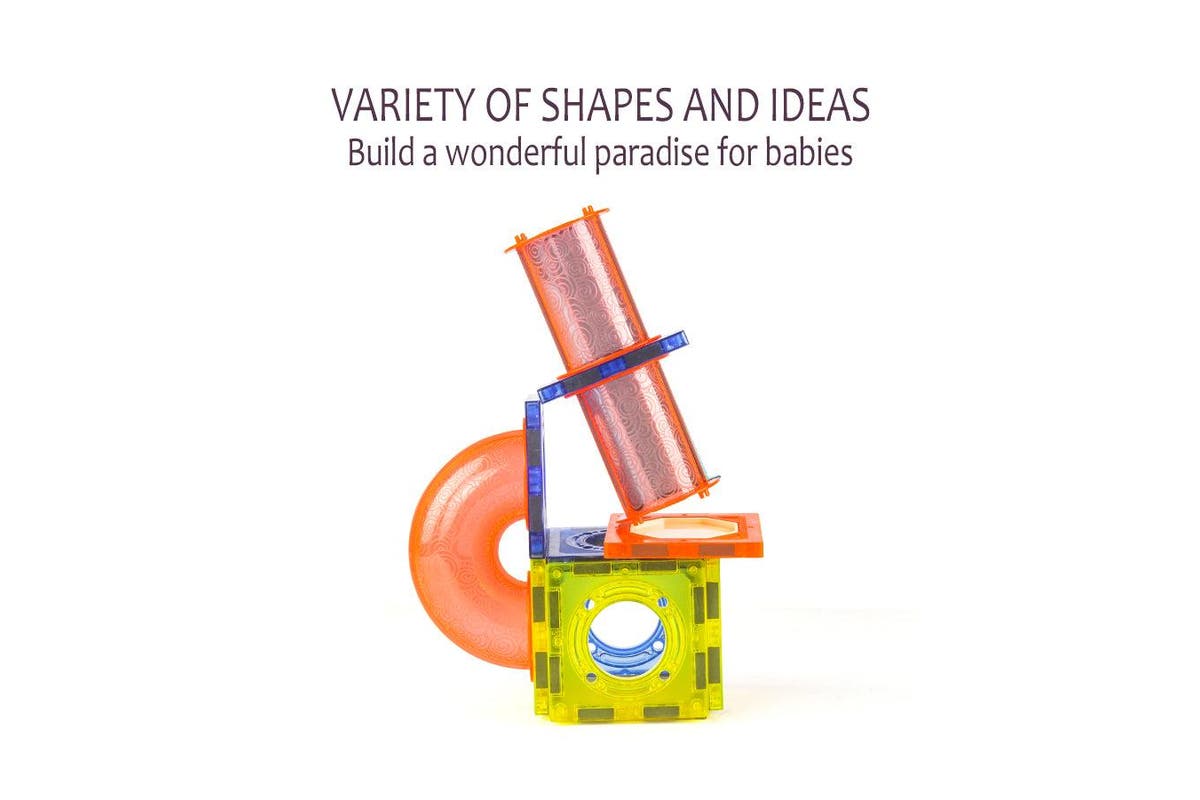 49pcs Magnetic Building Blocks with Lights (STEM)