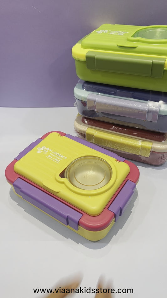 6 Compartments Cherry Berry Lunchbox (For Kids/Teenagers)