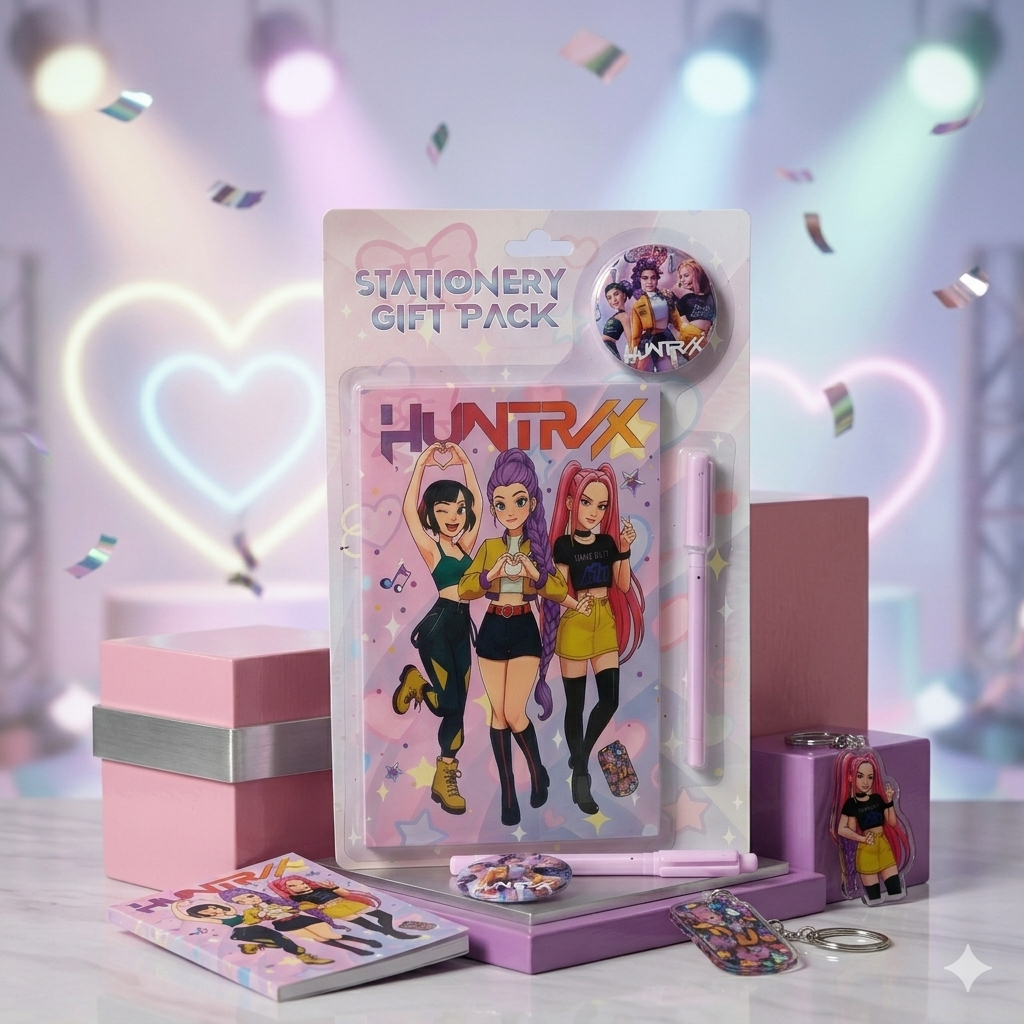 K-Pop - Demon Hunters Stationary Gift Set Pack