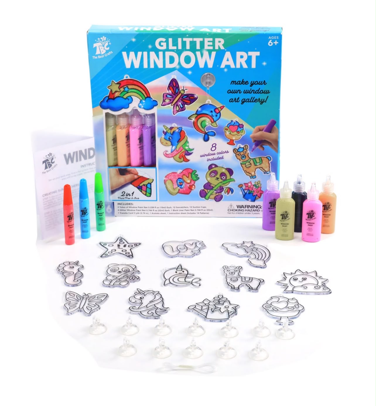 Glitter Window Art