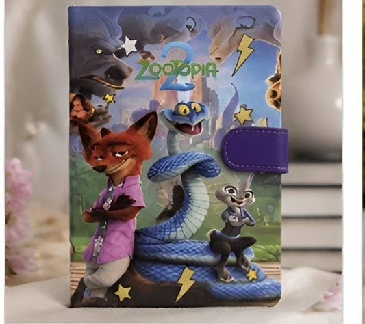 Zootopia Snap Lock Notebook