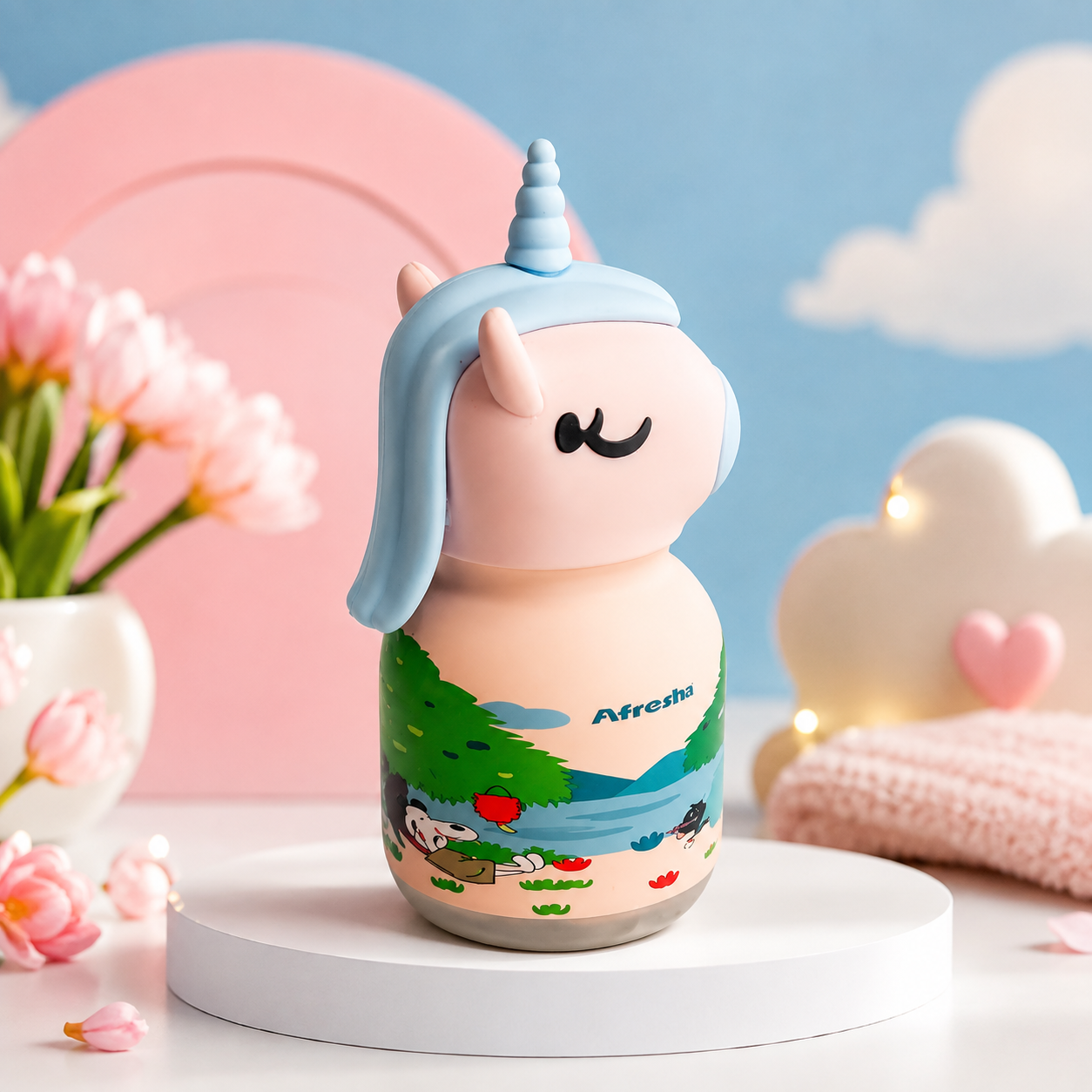 Afresh - Unicorn Insulated 3D Bottle | 200ml