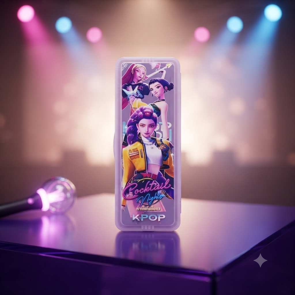 K-Pop - Demon Hunters - Plastic Pencil Case
