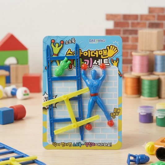 Wall Climbing Spider Toy with Ladder Tracks