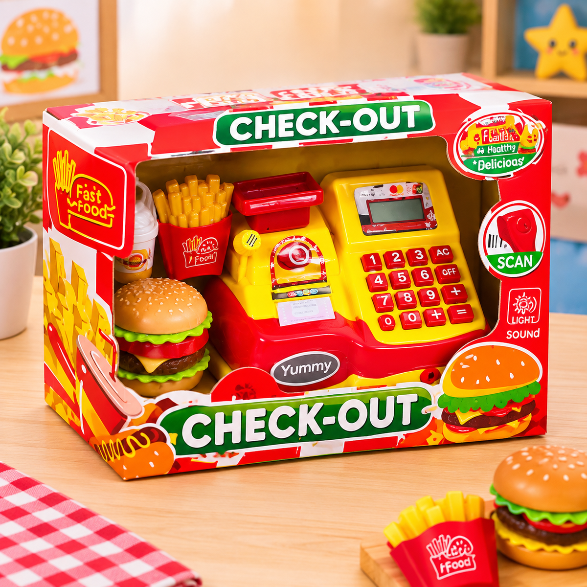 Fast Food Cash Register - Electronic Super Market