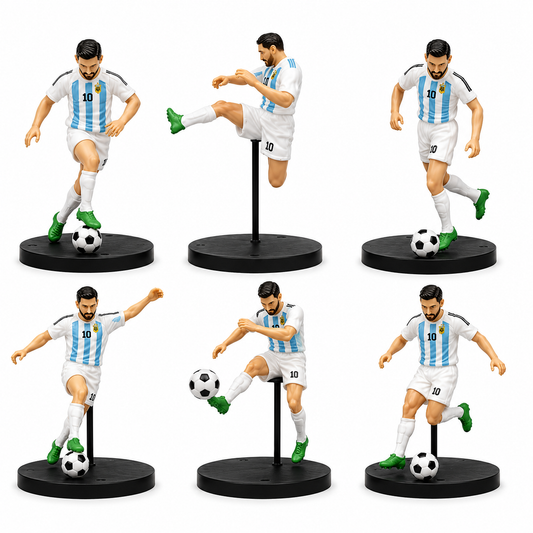 Messi - Football Collectible Figure | 6pcs