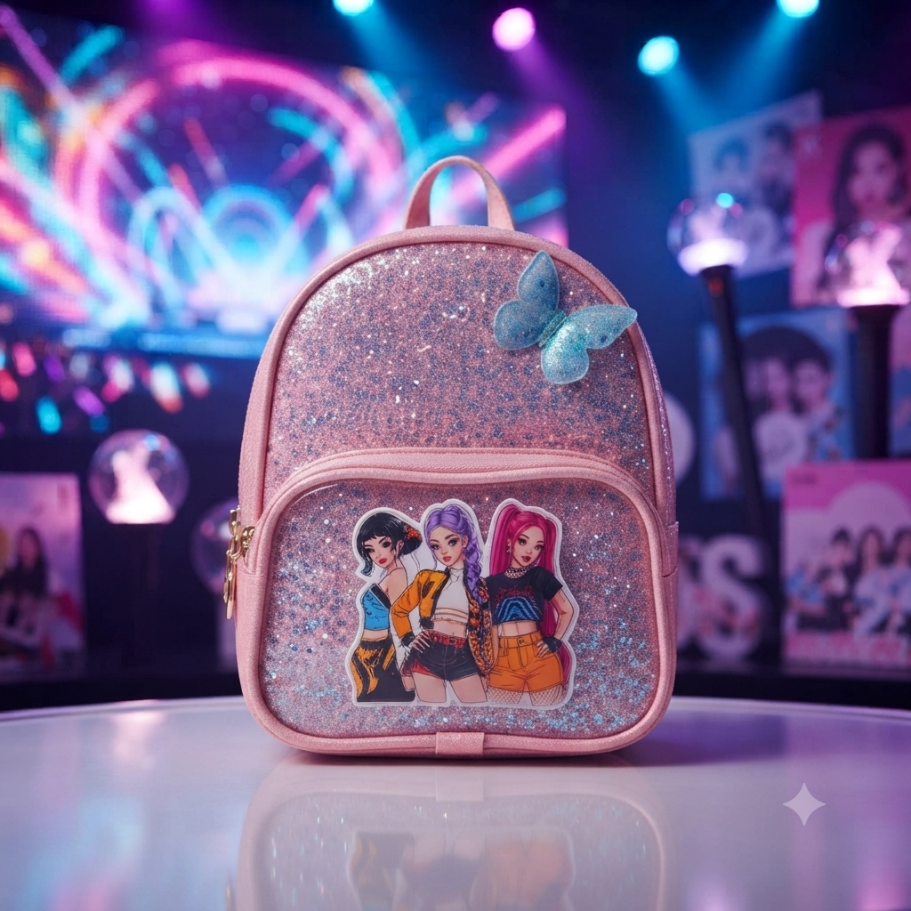 K-Pop - Huntrix 12" Glitter Backpack