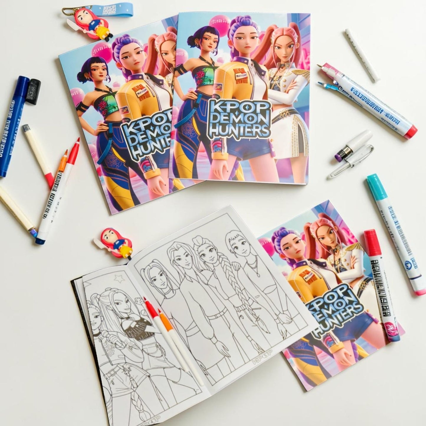 K-pop - Demon Hunters - Big Colouring Book