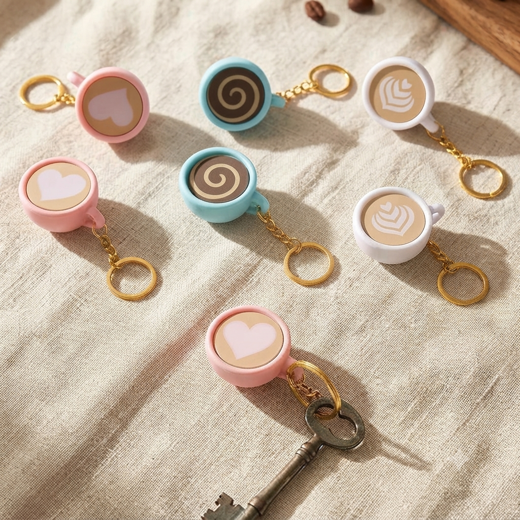 Coffee Clicker Keychain | 1pcs