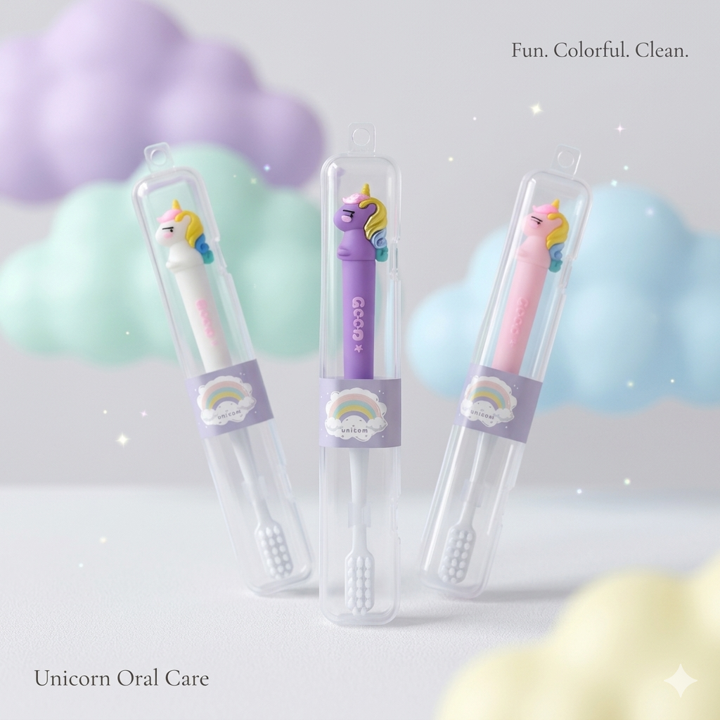 Super Cute Silicone Unicorn Toothbrush