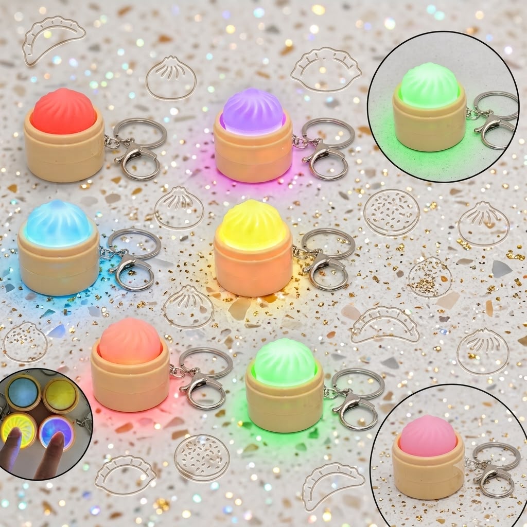 Mystery Light Dumpling Keychains