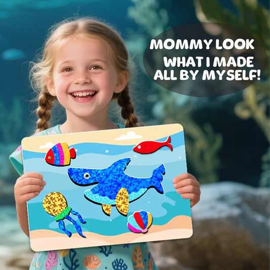 Foil Art Ocean World & Animals | Peel & Press Fun